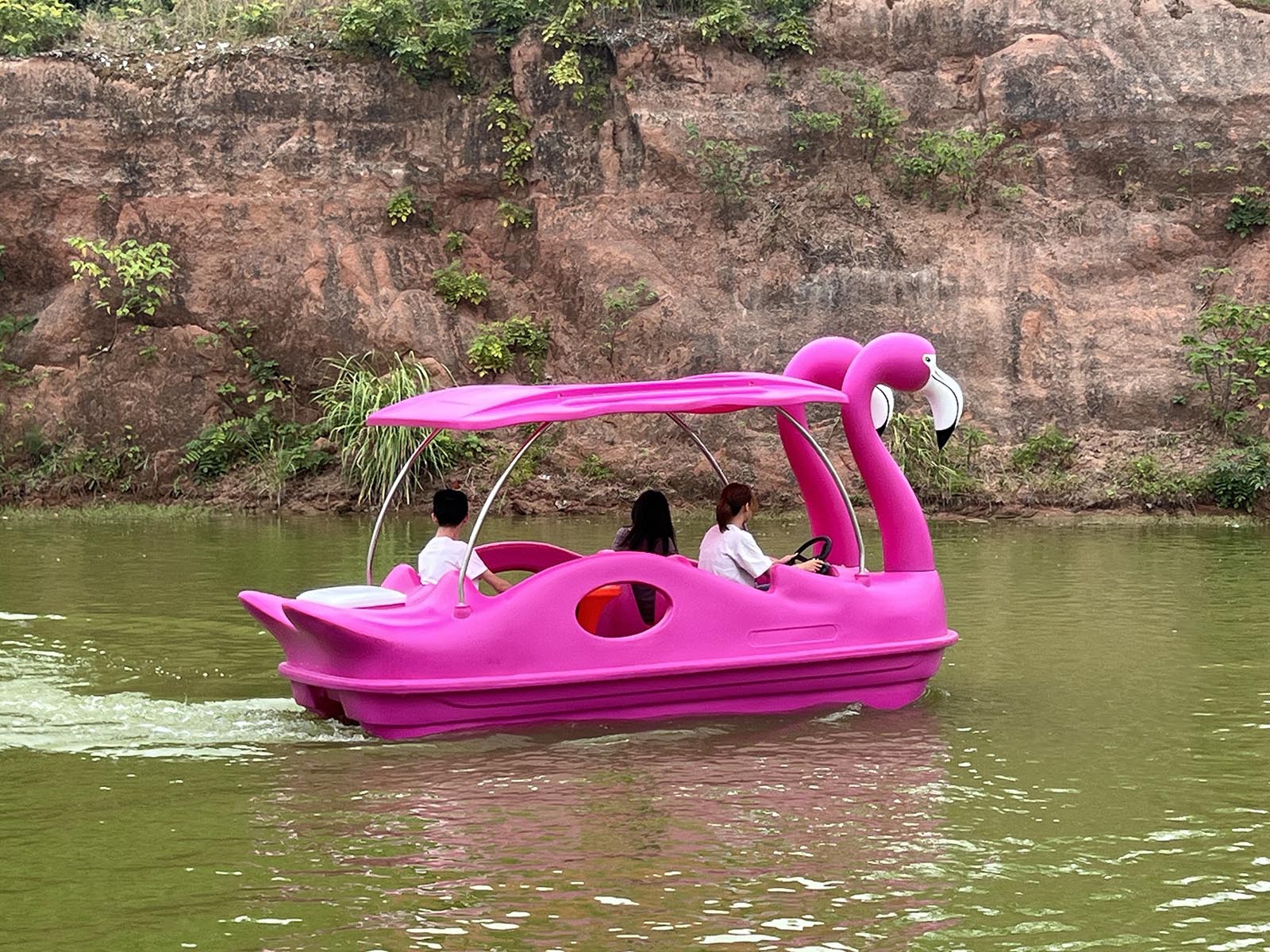pink flamingo electric boat pink flamingo electric boat