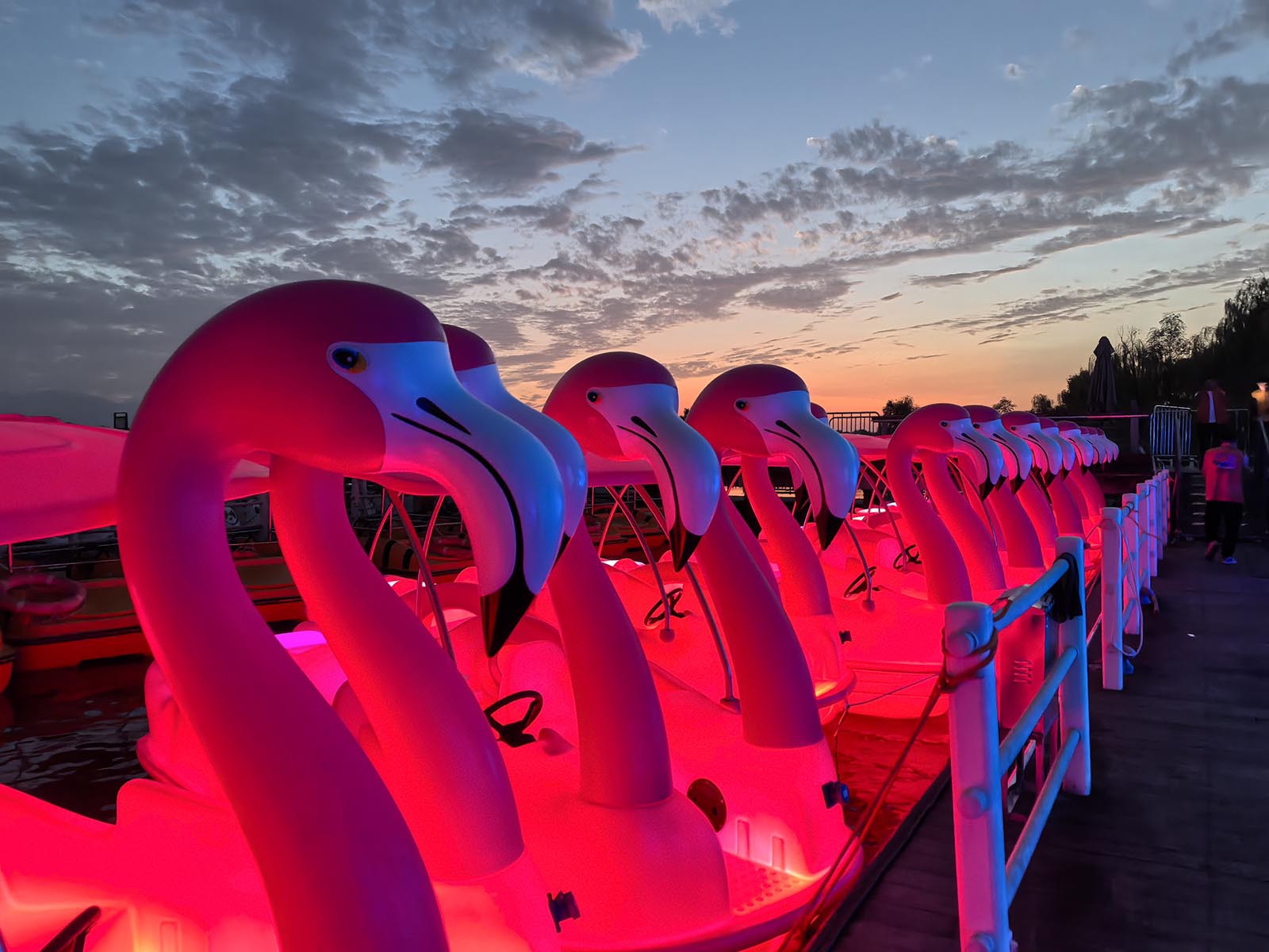 plastic flamingo electric boat plastic flamingo electric boat