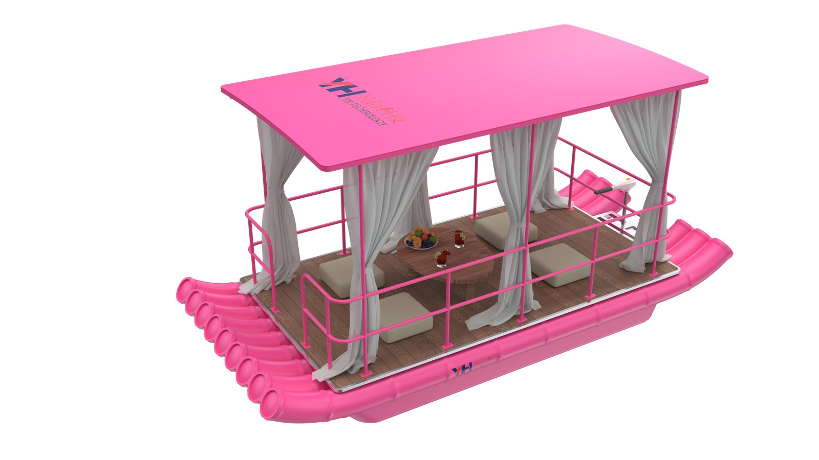 colorfull bamboo paddle boat colorfull bamboo paddle boat