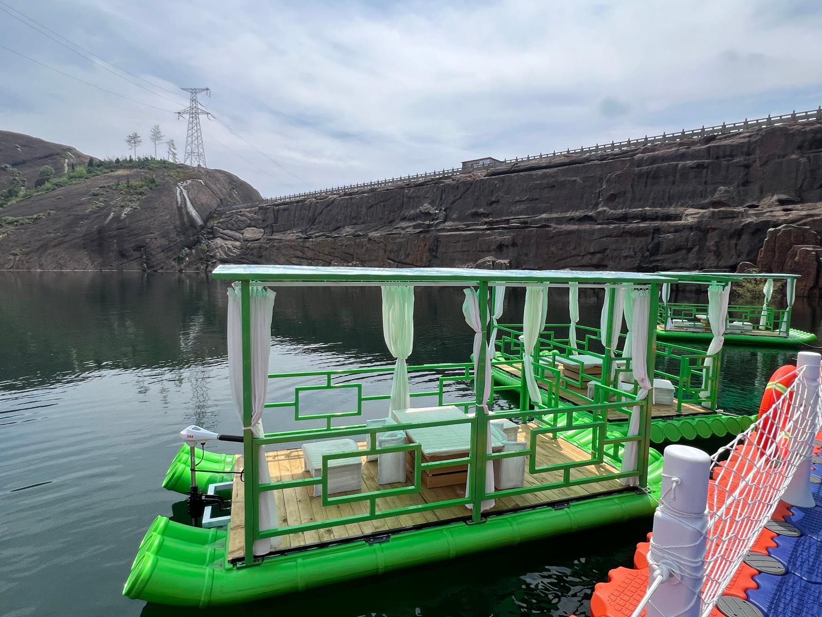 leisure bamboo boat1 leisure bamboo boat1